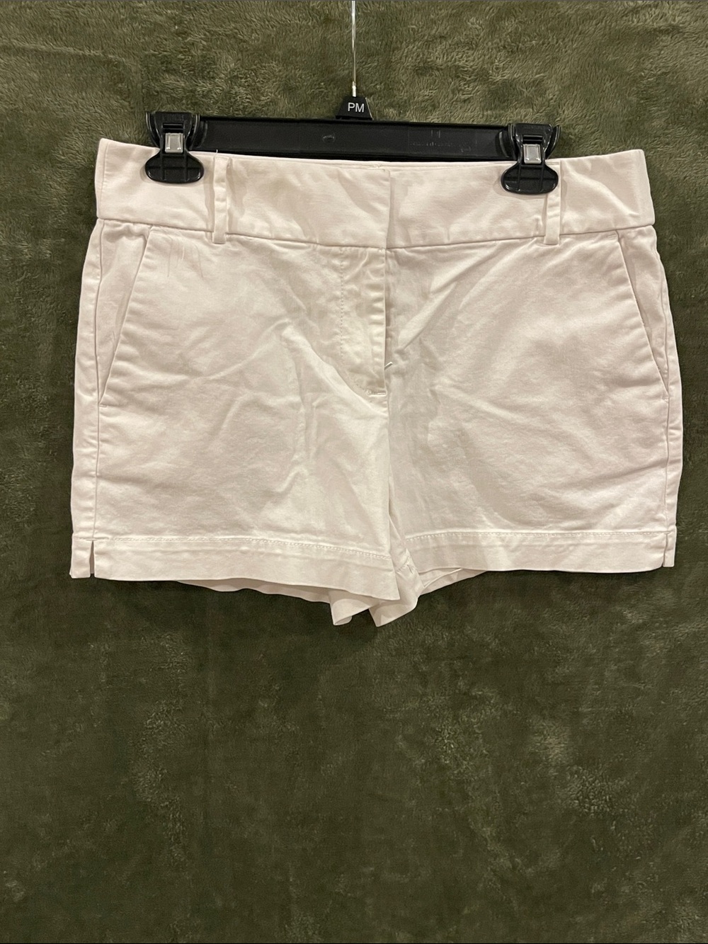 LOFT White Shorts with Side Slits
